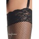 leg avenue medias de red pequeña con encaje plus