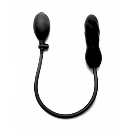ouch plug inflable de silicona negro