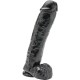 PENE 28CM CON TESTICULOS NEGRO
