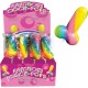 PIRULETAS ARCOIRIS CON FORMA DE PENE - CAJA DE 12UDS