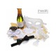 KIT ERÓTICO MÁSCARA VENECIANA CON CAVA - BLANCO