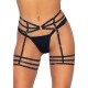 LEG AVENUE RHINESTONE GARTER STRAPPS