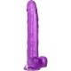 QUEEN SIZE PENE GELATINA 30,5CM - MORADO