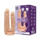 SILEXD - PENE REALÍSTICO DOBLE CON VIBRACIÓN MODELO 1 - 19,5CM