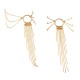  MAGNIFIQUE PULSERAS PARA LOS PIES DORADO - BIJOUX 
