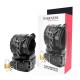  ESPOSAS CUERO AJUSTABLES MANOS NEGRO CON CANDADO - DARKNESS 