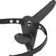  DOBLE PENETRACIÓN VIBRADOR NEGRO - FETISH SUBMISSIVE HARNESS 