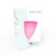  COPA MENSTRUAL FDA SILICONA ROSA  TALLA L - STERCUP 