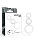  SET ANILLOS PENE Y TESTICULOS CLEAR - ADDICTED TOYS 