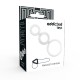  SET ANILLOS PENE Y TESTICULOS CLEAR - ADDICTED TOYS 