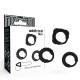  SET 3 ANILLOS PENE NEGRO - ADDICTED TOYS 