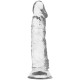  CLEAR DILDO TRANSPARENTE 19 CM O 4 CM - X RAY 