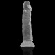  CLEAR DILDO TRANSPARENTE 19 CM O 4 CM - X RAY 