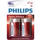  POWER ALKALINE PILA D LR20 BLISTER*2 - PHILIPS 