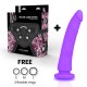  TOYS ARNES + DILDO LILA SILICONA MEDICA 20 CM O 4 CM - DELTA CLUB 