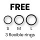  ARNÉS COMPATIBLE CON ANILLAS SILICONA - X RAY 