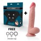  ARNÉS + DUAL DENSITY SHERMAN DILDO REALISTA 24 CM O 4.62 CM - ROCKARMY 