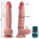  ARNÉS + DUAL DENSITY SHERMAN DILDO REALISTA 24 CM O 4.62 CM - ROCKARMY 
