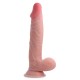  ARNÉS + DUAL DENSITY SHERMAN DILDO REALISTA 24 CM O 4.62 CM - ROCKARMY 