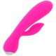  VIBRADOR RECARGABLE CON RABBIT 10 MODOS DE VIBRACIÓN 19 CM - OHMAMA 