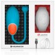  HUEVO CONTROL REMOTO TECHNOLOGY WATCHME AZUL / NIVEO - WEARWATCH 