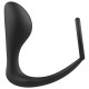  PLUG ANAL CON ANILLO SILICONA NEGRO - ADDICTED TOYS 