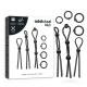  KIT DE 7 ANILLAS SILICONA FLEXIBLE - ADDICTED TOYS 