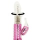  VIBRADOR CON FUNCION ROTACION Y ESTIMULADOR CLITORIS - OHMAMA 
