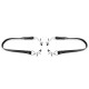 PINZAS CLITORIS CON CORREAS PIERNAS - OHMAMA FETISH 