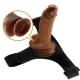  HARNESS BRIEFS ARNÉS UNIVERSAL CON DILDO MICHEAL 20 CM NEGRO - PRETTY LOVE 