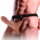  ARNÉS HUECO CON DILDO SILICONA 16 X 3.5 CM - INTENSE 