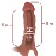 ARNÉS HUECO CON DILDO SILICONA 16 X 3.5 CM - INTENSE 