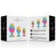 SET PLUG SILICONA MULTICOLOR - INTENSE 