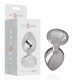  PLUG ANAL METAL ALUMINIO CON CRISTAL PLATA TALLA S - INTENSE 
