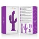  CASANOVA VIBRADOR RABBIT SILICONA TRIPLE MOTOR MORADO - INTENSE 
