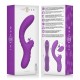  HARRY VIBRADOR FLEXIBLE CON LENGUA MORADO - INTENSE 