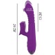  IGGY VIBRADOR MULTIFUNCIÓN RECARGABLE UP & DOWN CON ESTIMULADOR DE CLITORIS MORADO - INTENSE 