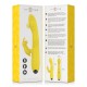  TOKY VIBRADOR MULTIFUNCIÓN RECARGABLE UP & DOWN CON ESTIMULADOR DE CLITORIS AMARILLO - INTENSE 