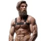  ARNÉS DEPORTIVO AJUSTABLE NEOPRENO PECHO HOMBRE - FETISH SUBMISSIVE ATTITUDE 