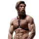  ARNÉS ECOPIEL PECHO CON DOBLE SUJECIÓN Y TACHUELAS HOMBRE - FETISH SUBMISSIVE ATTITUDE 
