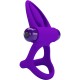  ANILLO VIBRADOR 10 VIBRACIONES SILICONA VIOLETA - PRETTY LOVE 
