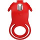  RUBEN ANILLO VIBRADOR 7 VIBRACIONES SILICONA ROJO - PRETTY LOVE 