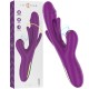  ATENEO VIBRADOR MULTIFUNCIÓN RECARGABLE 7 VIBRACIONES CON LENGUA OSCILANTE Y SUCCIONADOR MORADO - INTENSE 