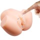  VAGINA Y ANO REALISTICOS DOBLE VIBRACION - CRAZY BULL 
