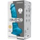  MODELO 1 PENE REALISTICO SILICONA PREMIUM SILEXPAN AZUL 17.5 CM - SILEXD 