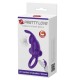  ANILLO VIBRADOR I CONEJO PARA PENE MORADO - PRETTY LOVE 