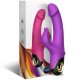  METEROR DILDO VIBRADOR RABBIT ROTADOR VIOLETA - ARMONY 