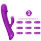  DILDO VIBRADOR RABBIT SILICONA VIOLETA - ARMONY 