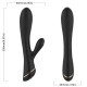 VIBRADOR RABBIT SILICONA NEGRO - ARMONY 