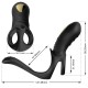  JOY JUMPER ANILLO VIBRADOR PAREJAS & PLUG ANAL CONTROL REMOTO NEGRO - ARMONY 